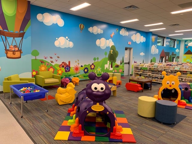 Play area of the Watertown Public Library