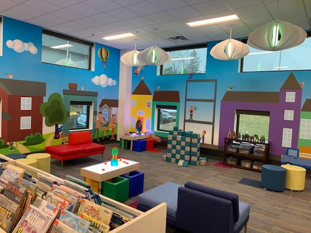 Play area of the Watertown Public Library