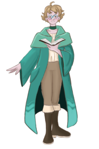 Dragon adventure character: Penn, the Magician.