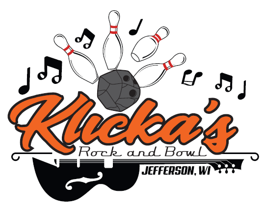 Klicka’s Rock & Bowl Logo